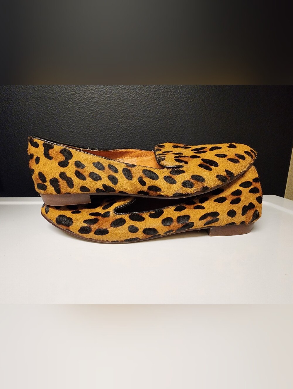 Madewell Leopard-Print Loafers in Tan and Black - Picture 8 of 9